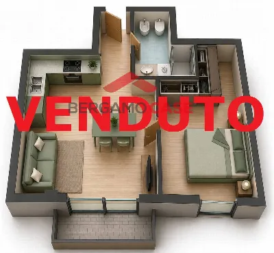 Appartamento in vendita a Bergamo, Borgo p... - foto 1