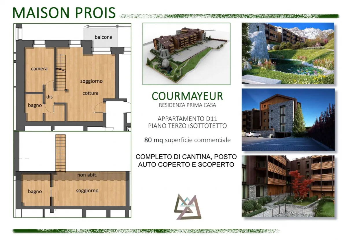 Appartamento in vendita a Courmayeur - foto 2