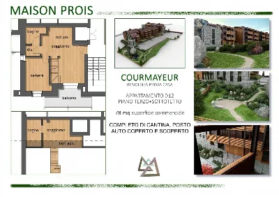 Appartamento in vendita a Courmayeur - foto 2