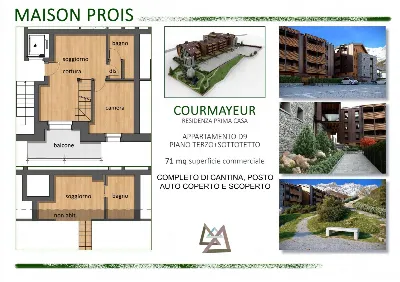 Appartamento in vendita a Courmayeur - foto 2