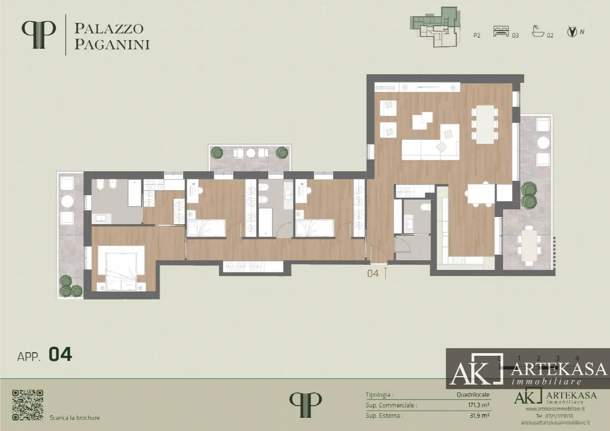 Appartamento in vendita a Novara, Porta Mortara, Sacro Cuore, San Martino, San Paolo - foto 2