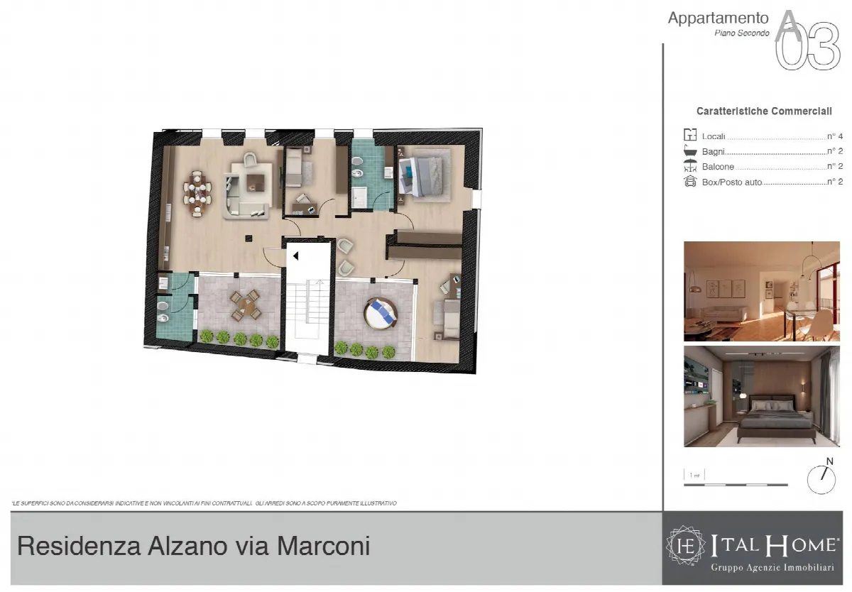 Attico in vendita ad Alzano Lombardo - foto 2