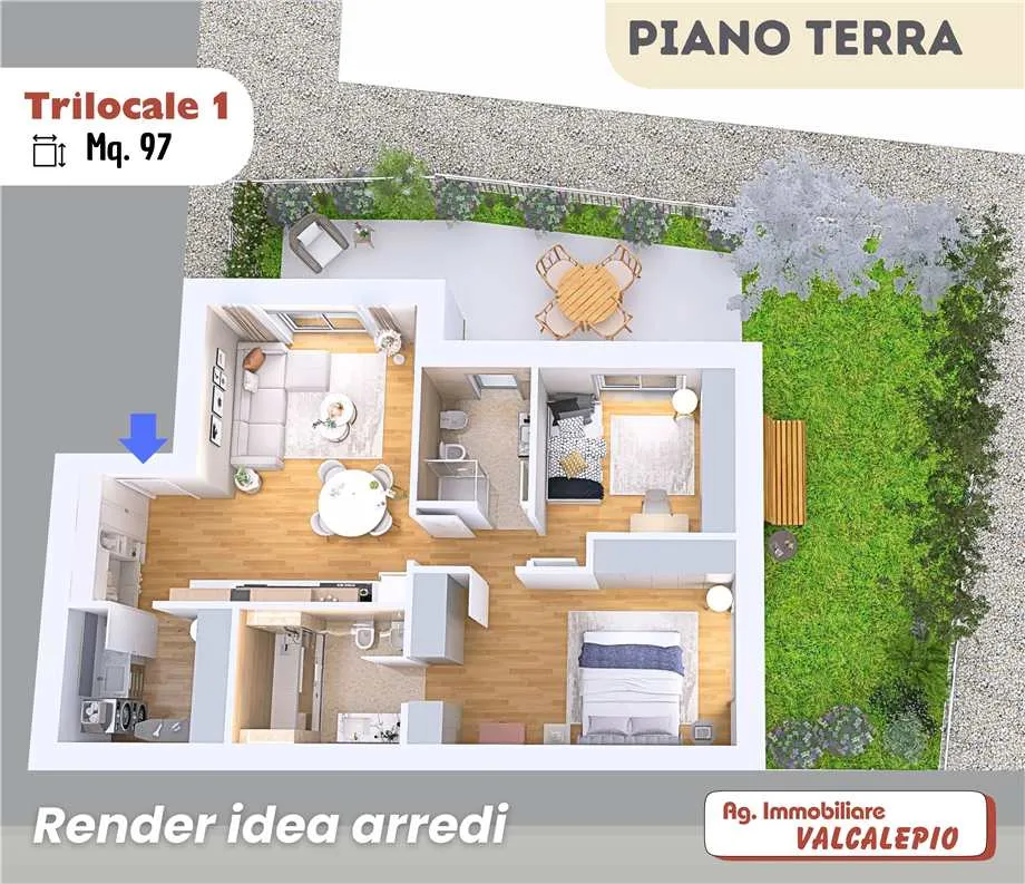 Appartamento in vendita a Castelli Calepio - foto 3
