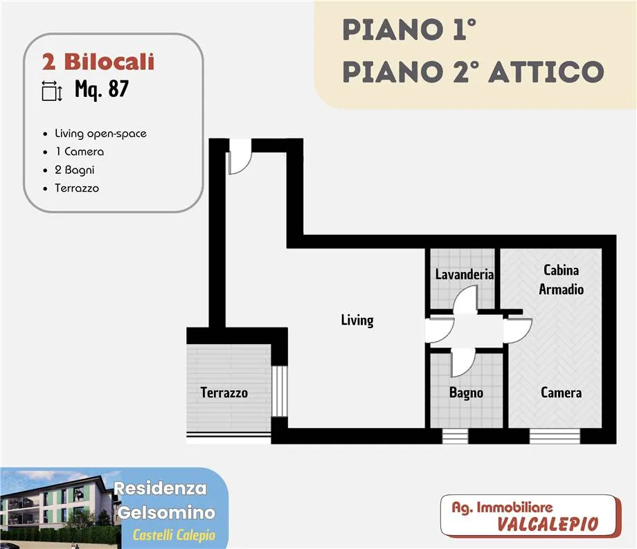 Appartamento in vendita a Castelli Calepio - foto 4