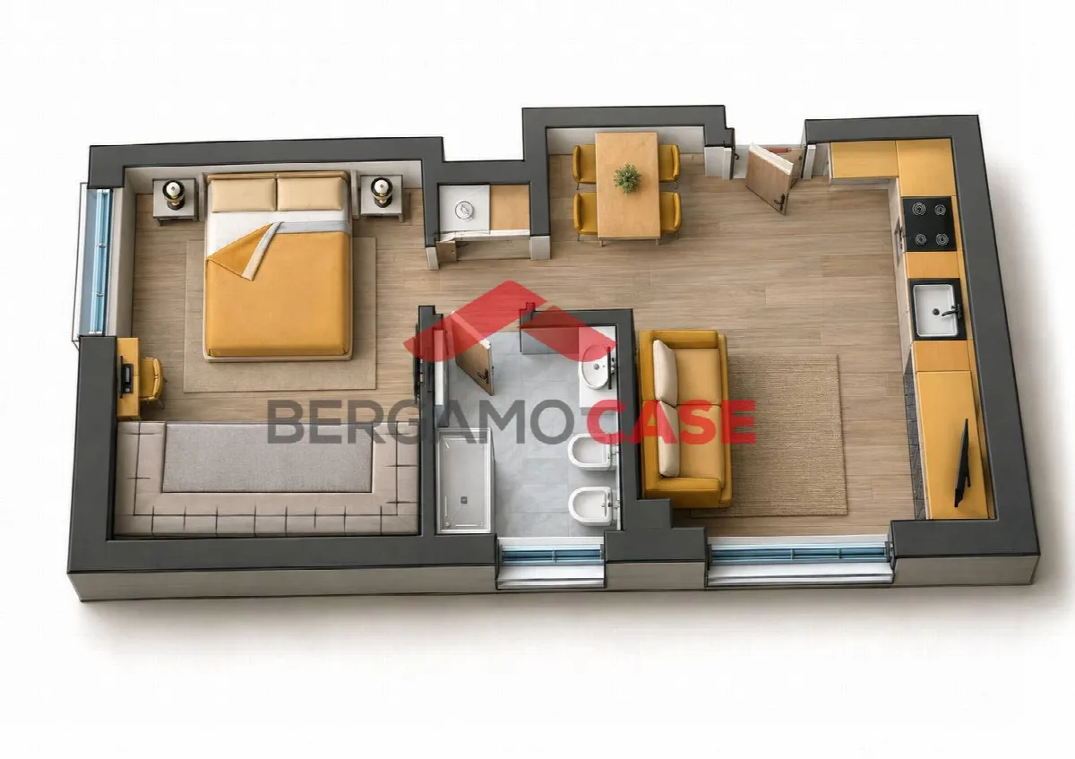 Appartamento in vendita a Bergamo, Borgo Palazzo, Centro, Stazione - foto 2