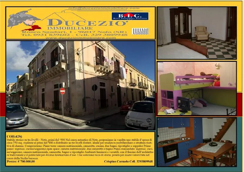 Palazzo/Stabile in vendita a Noto - foto 1