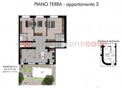 Appartamento in vendita a Pisa, Centro - foto 3