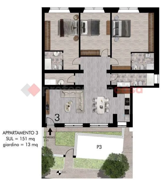 Appartamento in vendita a Pisa, Centro - foto 5