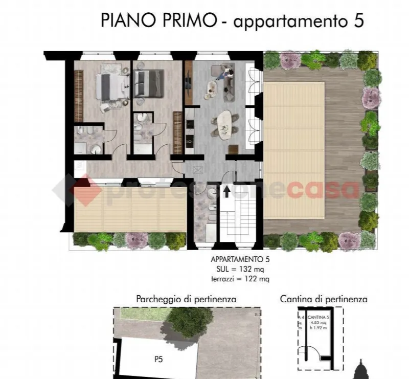 Appartamento in vendita a Pisa, Centro - foto 5