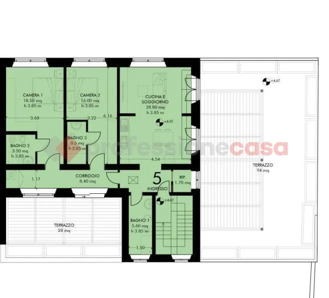 Appartamento in vendita a Pisa, Centro - foto 6