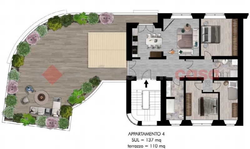 Appartamento in vendita a Pisa, Centro - foto 4