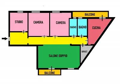 Appartamento in vendita a Cagliari, San be... - foto 2