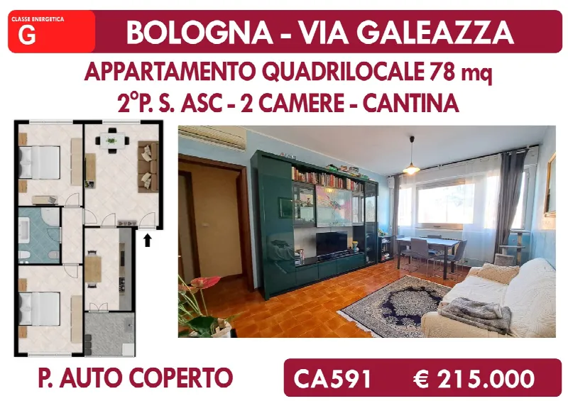 Appartamento in vendita a Bologna, Aeroporto, Borgo Panigale - foto 1