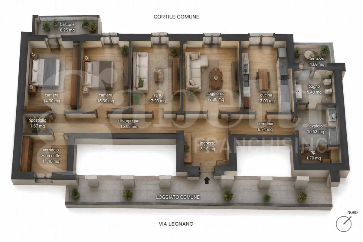 Appartamento in vendita a Piacenza, Centro - foto 3