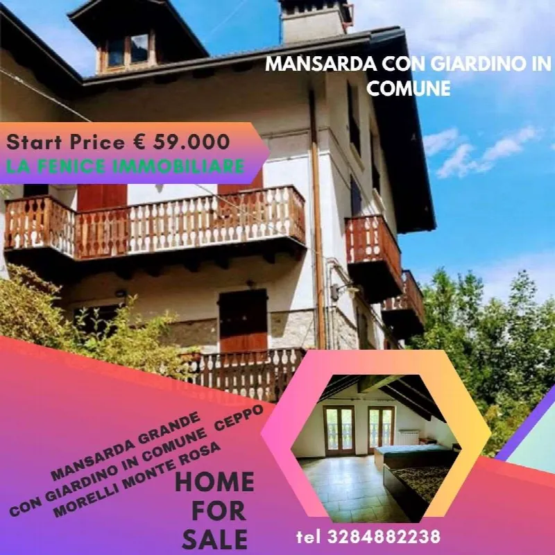 Mansarda in vendita a Ceppo Morelli - foto 1