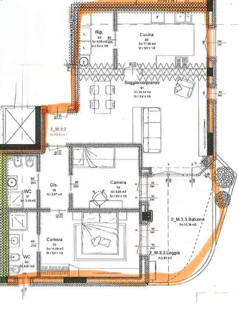 Appartamento in vendita a Rimini, Viserba, Viserbella, Torre Pedrera, Santa Giustina - foto 3