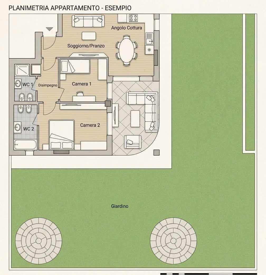 Appartamento in vendita a Rimini, Viserba, Viserbella, Torre Pedrera, Santa Giustina - foto 3