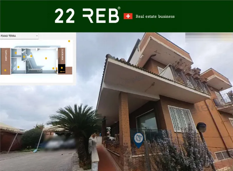 Villetta a schiera in vendita a Roma, Borghesiana, Finocchio - foto 1