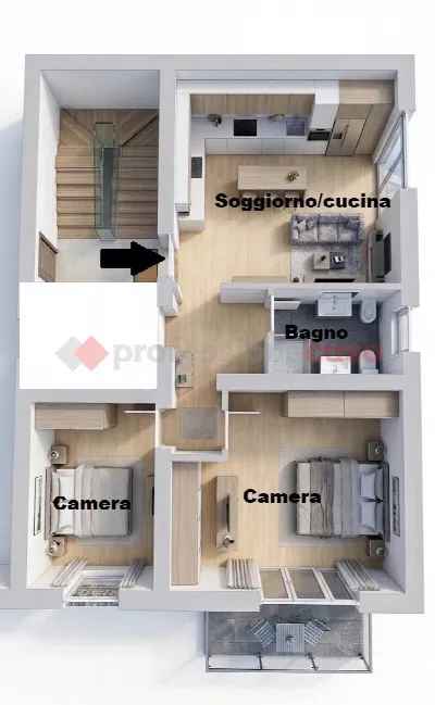 Appartamento in vendita a Pisa, Landi, Don... - foto 9